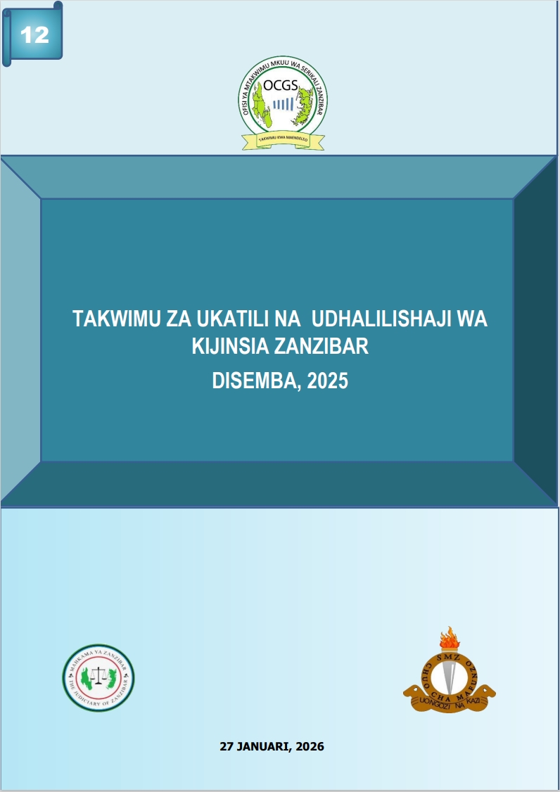 TOLEO LA TAKWIMU ZA UDHALILISHAJI MWEZI DISEMBA 2025 image