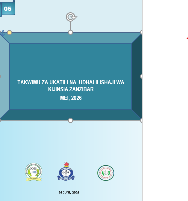 TOLEO LA TAKWIMU ZA UDHALILISHAJI MWEZI, MEI 2026 image