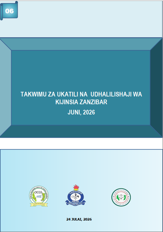 TOLEO LA TAKWIMU ZA UDHALILISHAJI MWEZI, JUNI 2026 image