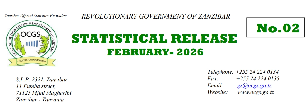 ZANZIBAR CONSUMER PRICE INDEX (ZCPI) FOR FEBRUARY 2026 image